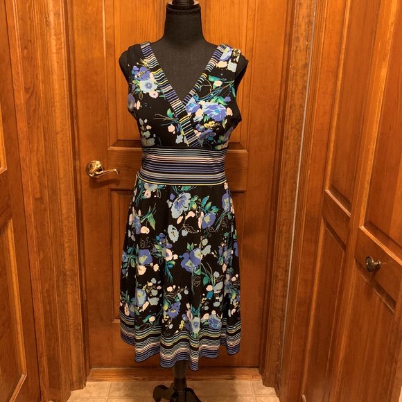 Rabbit Rabbit Rabbit Dresses & Skirts - Rabbit Designs Sundress, Size 8, Black Blue